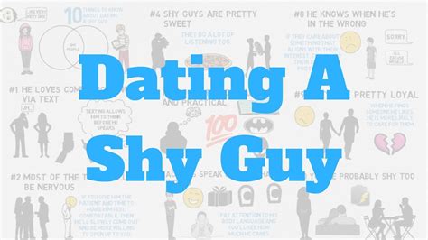 im dating a shy guy
